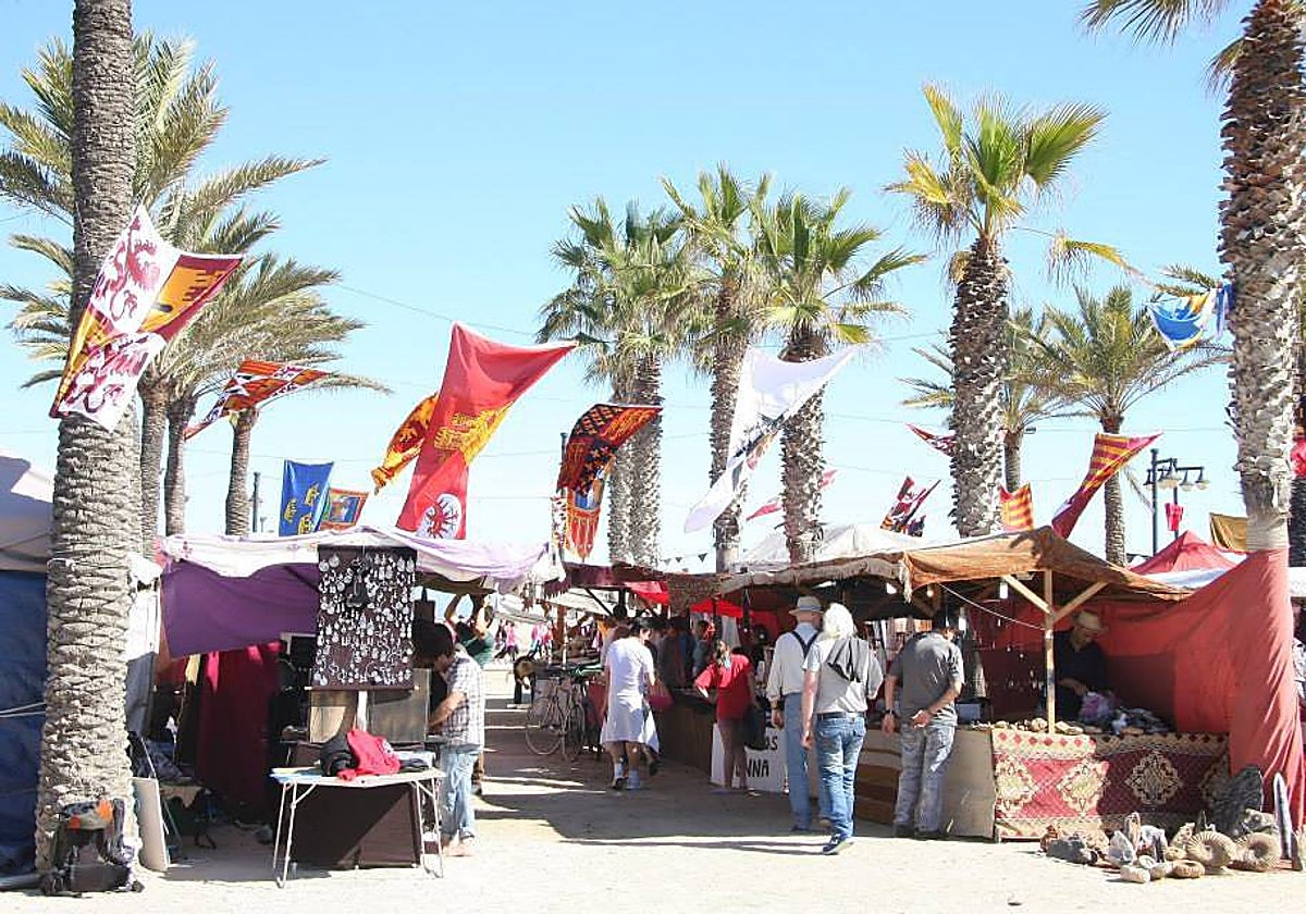 Imagen de archivo de la Feria Medieval del Marítimo de Valencia
