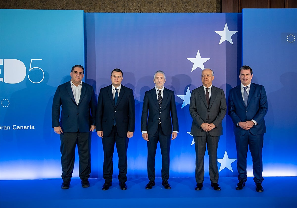 Los representantes de Migraciones de Italia, Grecia, España, Chipre y Malta