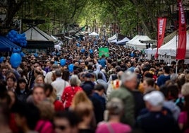 Un Sant Jordi mirando al cielo: bajas temperaturas y chubascos aislados