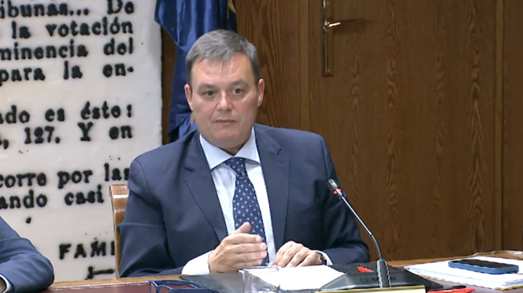 Víctor Francos, en el Senado