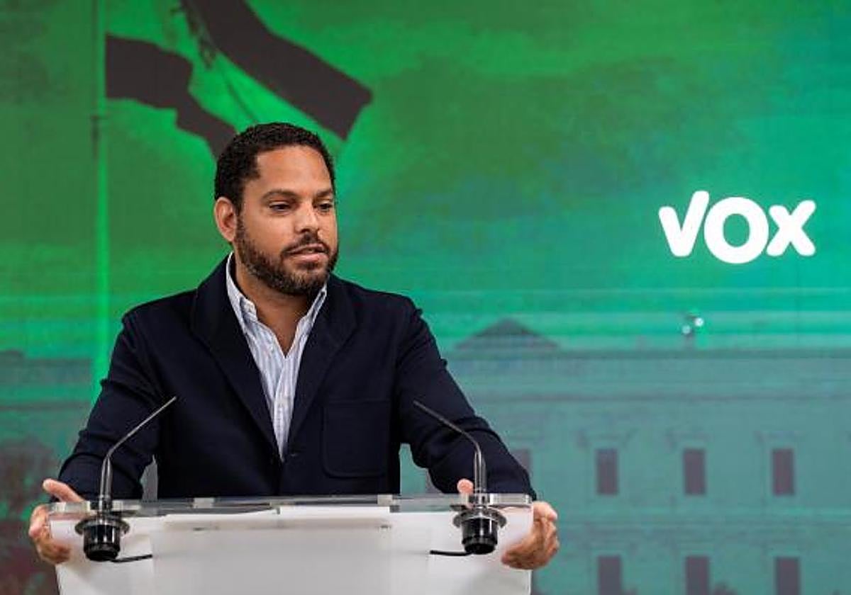 El candidato de Vox a la presidencia de la Generalitat catalana, Ignacio Garriga