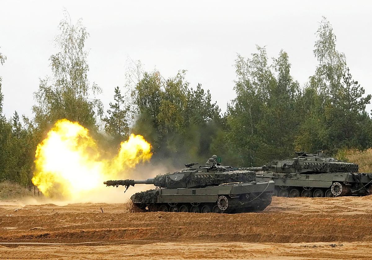 Tanques Leopard 2 del ejercito español