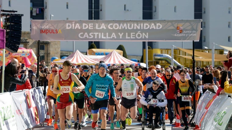 La carrera del Día de la Comunidad celebrada en Salamanca