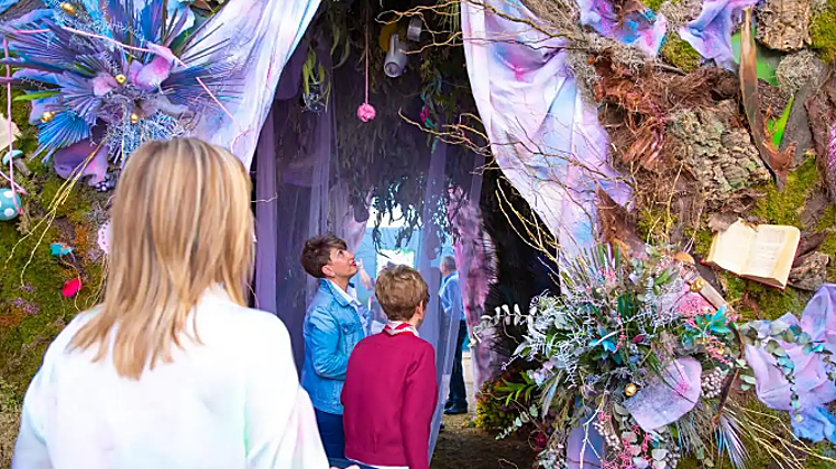 Visitantes en la pasada edición de 'Calles en Flor'