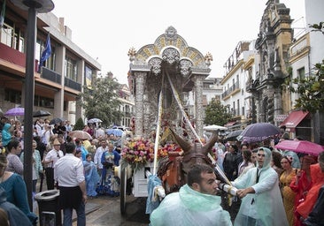 Luz para las noches de camino del Rocío, ayuda a los necesitados