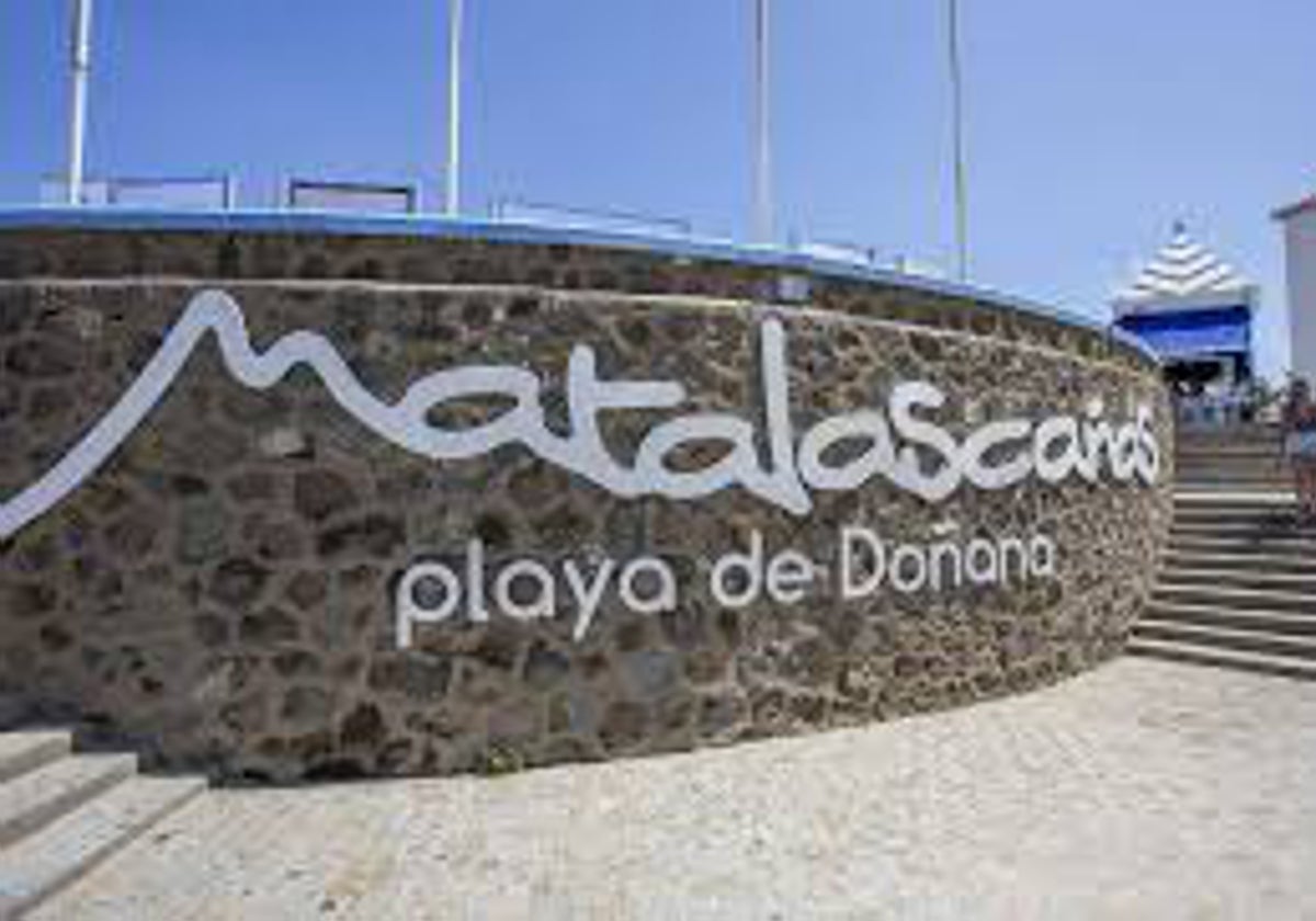 Imagen del distintivo del Ayuntamiento para la playa de Matalascañas