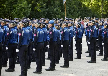Formación de policías municipales, el día de su patrón, en 2023