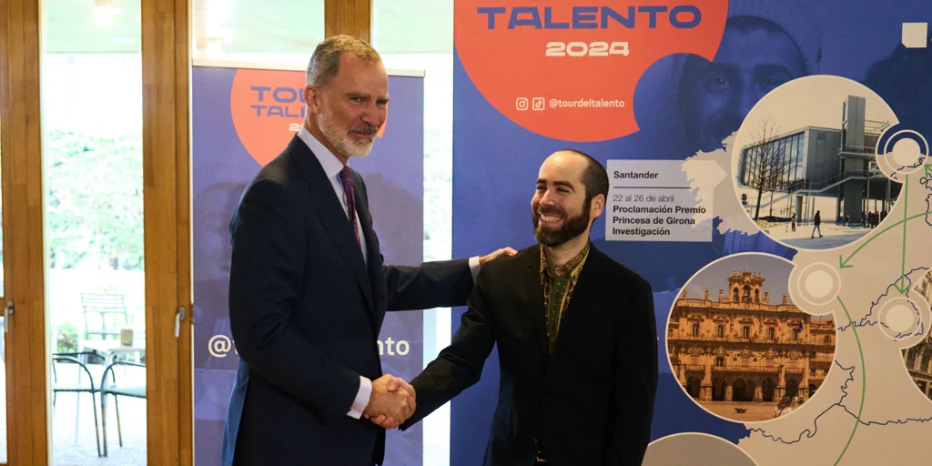 Felipe VI apoya en Santander el talento joven de la Fundación Princesa de Girona