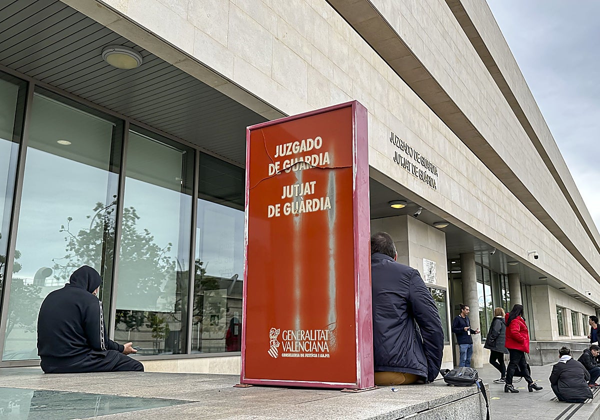 Imagen de archivo tomada en la Ciudad de la Justicia de Valencia