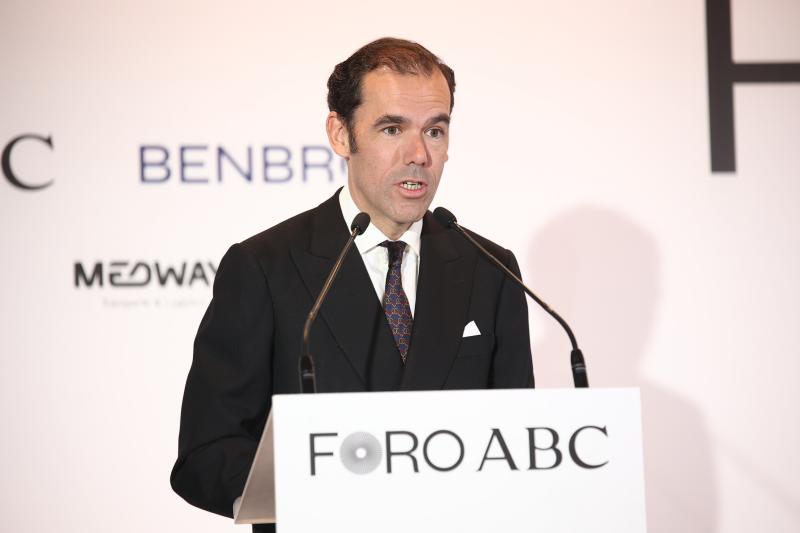 El presidente de Benbros, Rafael Benjumea, durante su intervención de este viernes en el Foro ABC