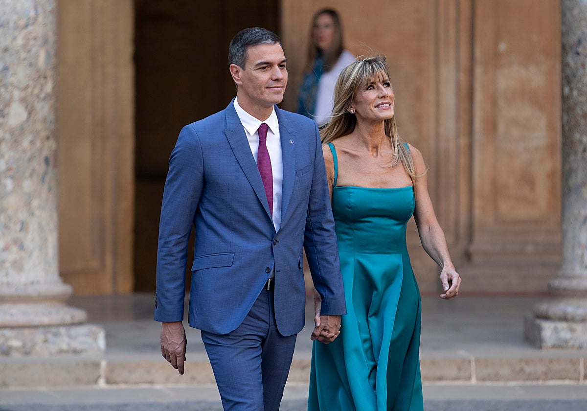 Pedro Sánchez y Begoña Gómez, el año pasado en la cumbre europea celebrada en Granada