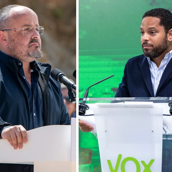 Los candidatos de PP y Vox a las elecciones de Cataluña del 12 de mayo, Alejandro Fernández e Ignacio Fernández