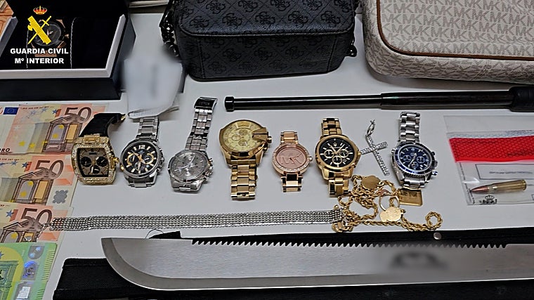 Relojes de alta gama intervenidos durante la operación