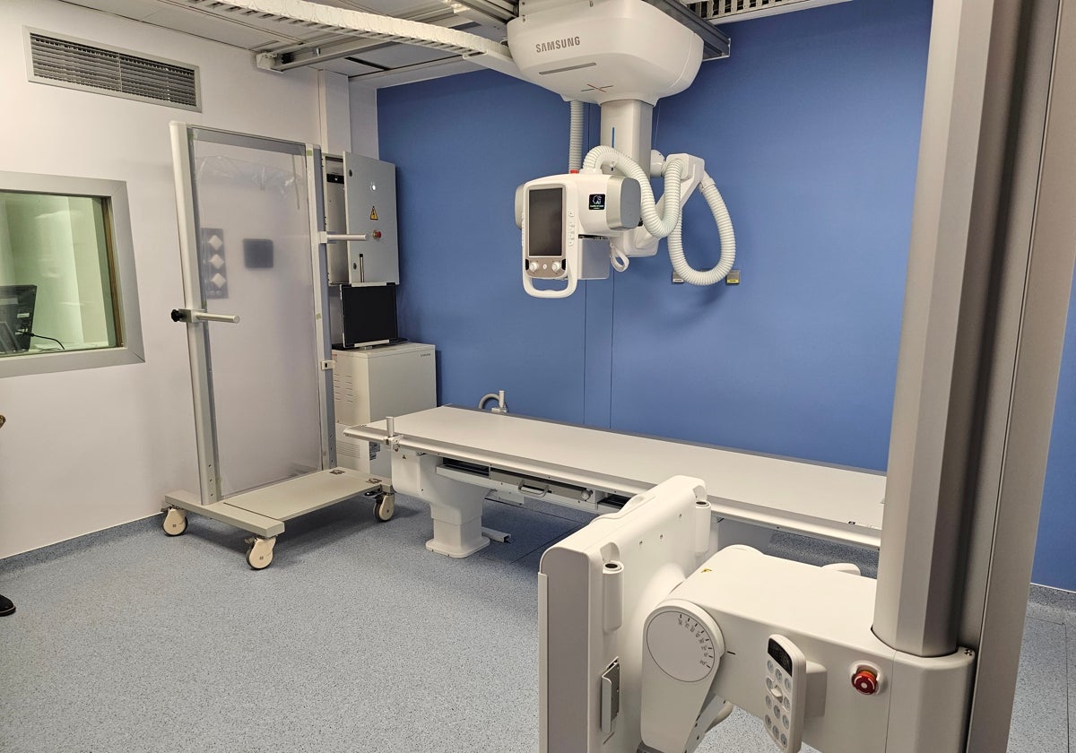 Imagen de la nueva sala de radiología digital del Hospital Clínico de Valencia