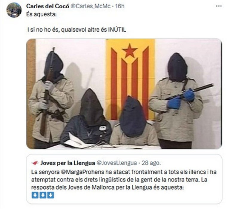 Prohens recibió amenazas de muerte por quitar el requisito del catalán en la Sanidad