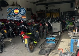 Cae una red en Málaga que 'clonaba' motos para venderlas por internet