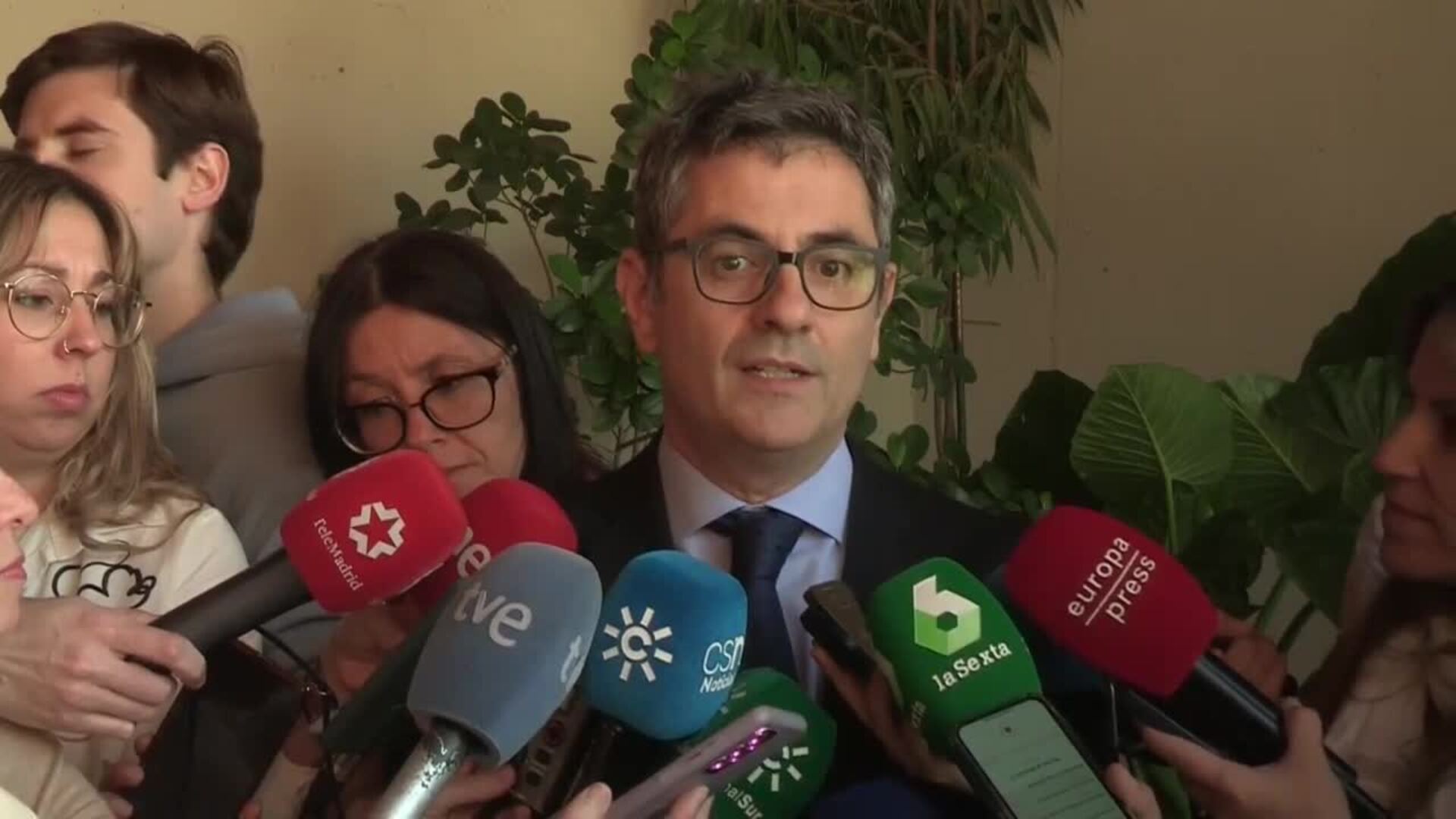 Bolaños A Pedro Sánchez le quedan