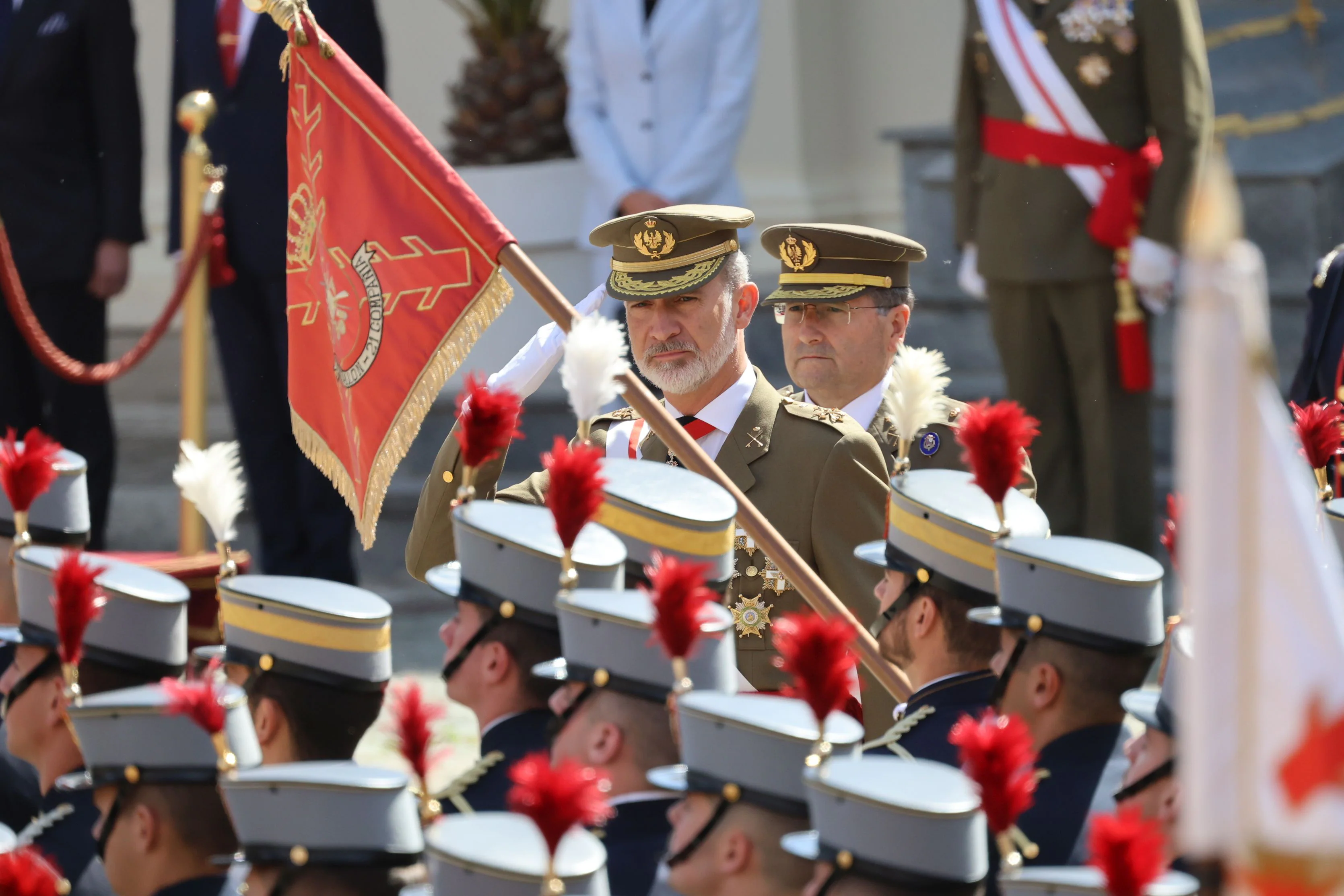 El Rey Felipe VI en el 40 aniversario de su jura de Bandera en el Ejército de Tierra