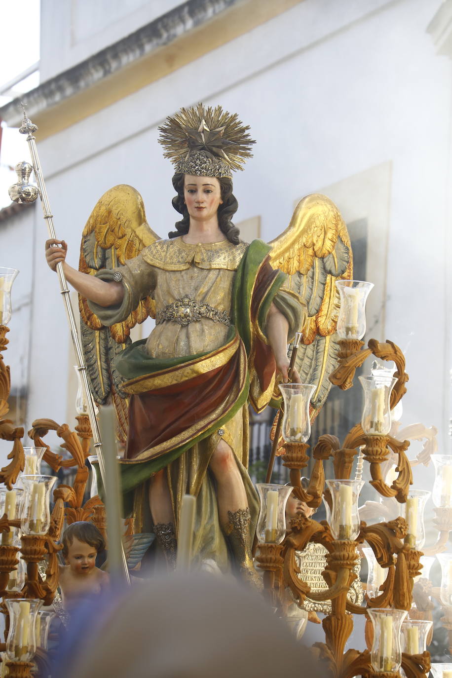 Fotos: La elegante procesión del Arcángel San Rafael en Córdoba