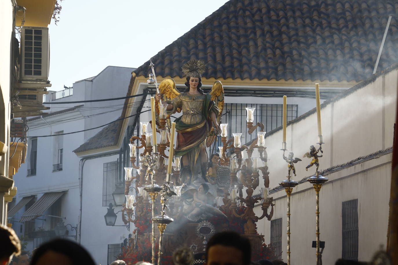 Fotos: La elegante procesión del Arcángel San Rafael en Córdoba