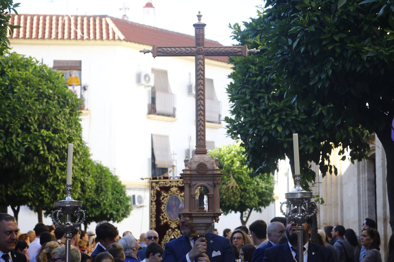 Fotos: La elegante procesión del Arcángel San Rafael en Córdoba