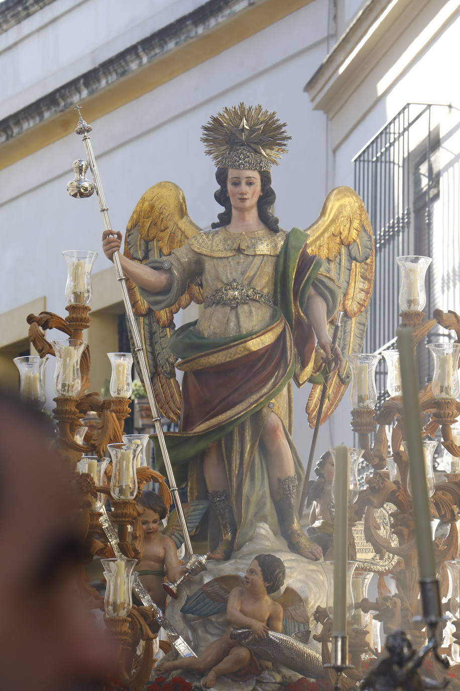 Fotos: La elegante procesión del Arcángel San Rafael en Córdoba
