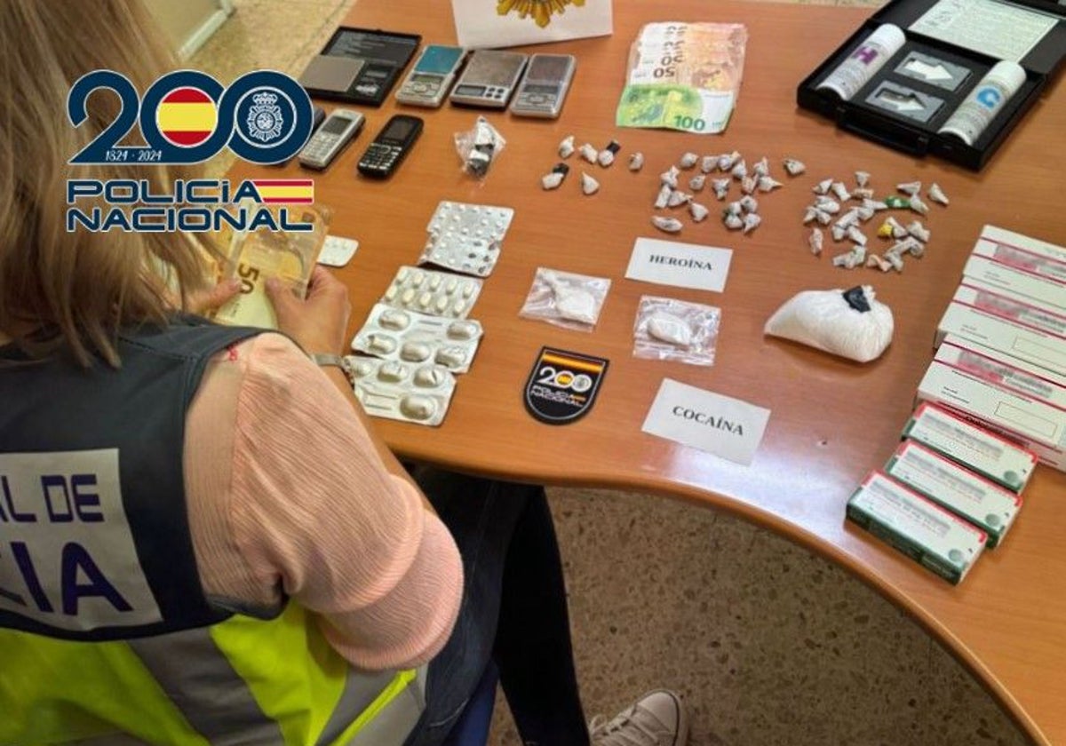 Imagen de la operación de la Policía Nacional