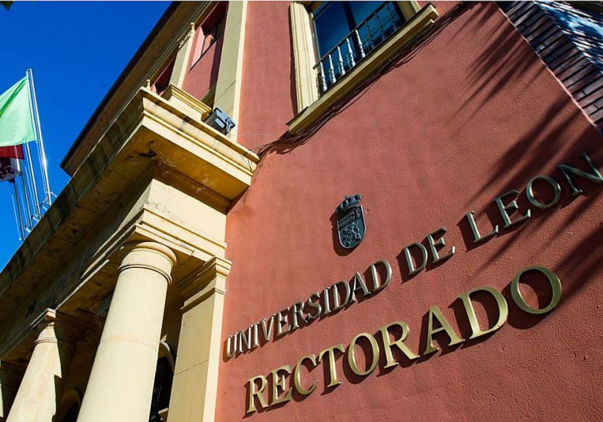Sede del rectorado de la Universidad de León, en una imagen de archivo