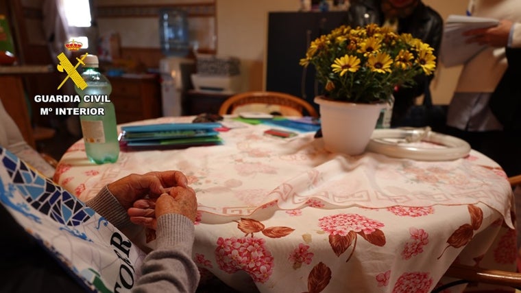 Imagen tomada en el interior de una residencia ilegal de Alicante