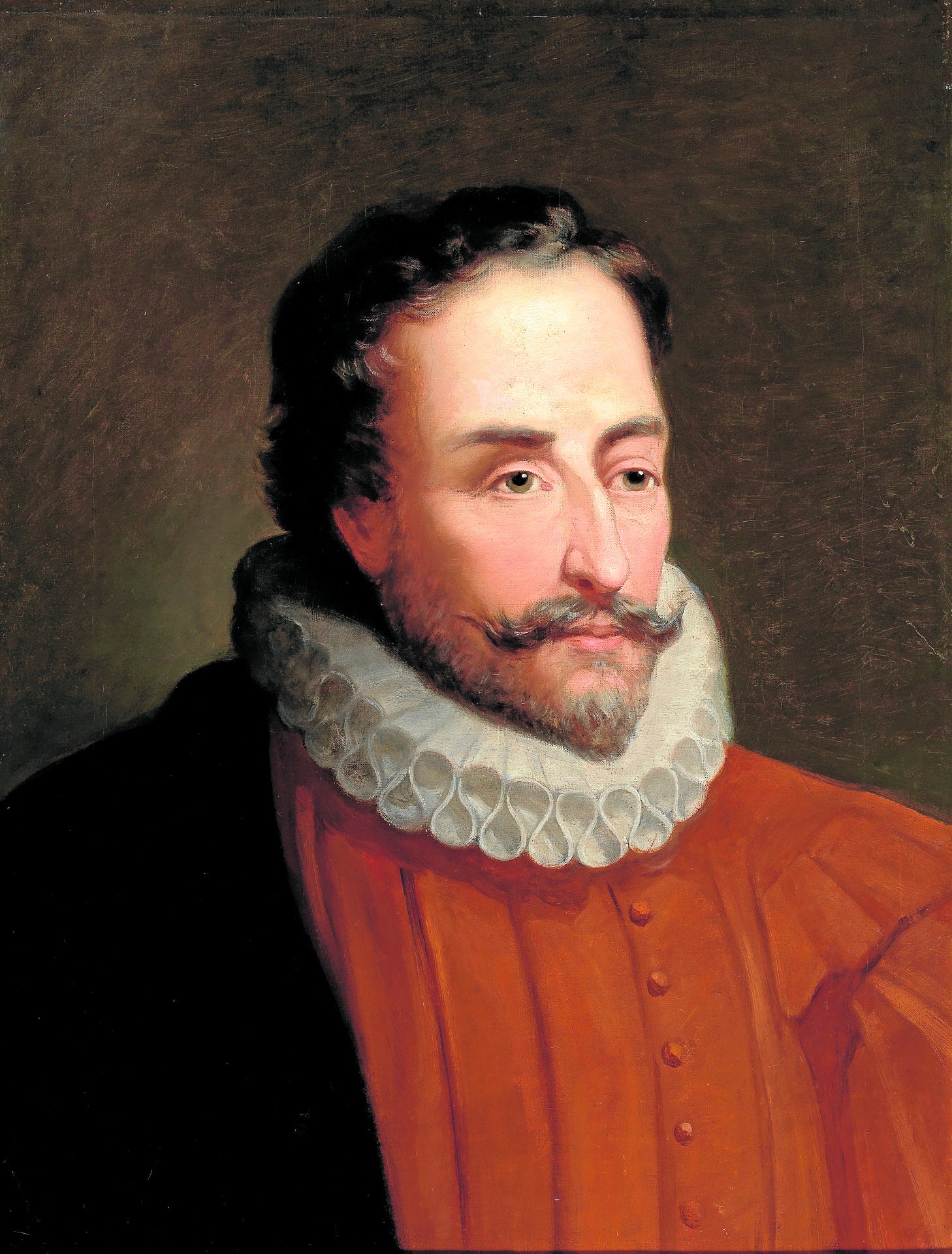 Retrato de Miguel de Cervantes, autoría del pintor madrileño del siglo XIX Eduardo Balaca y que se puede ver en el Museo del Prado