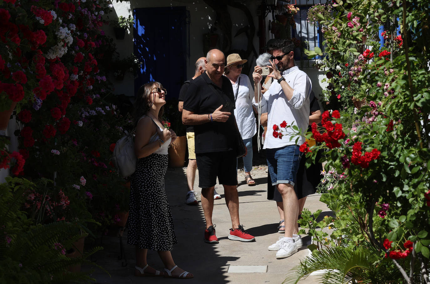 Las imponentes colas del último sábado de los Patios de Córdoba, en imágnes
