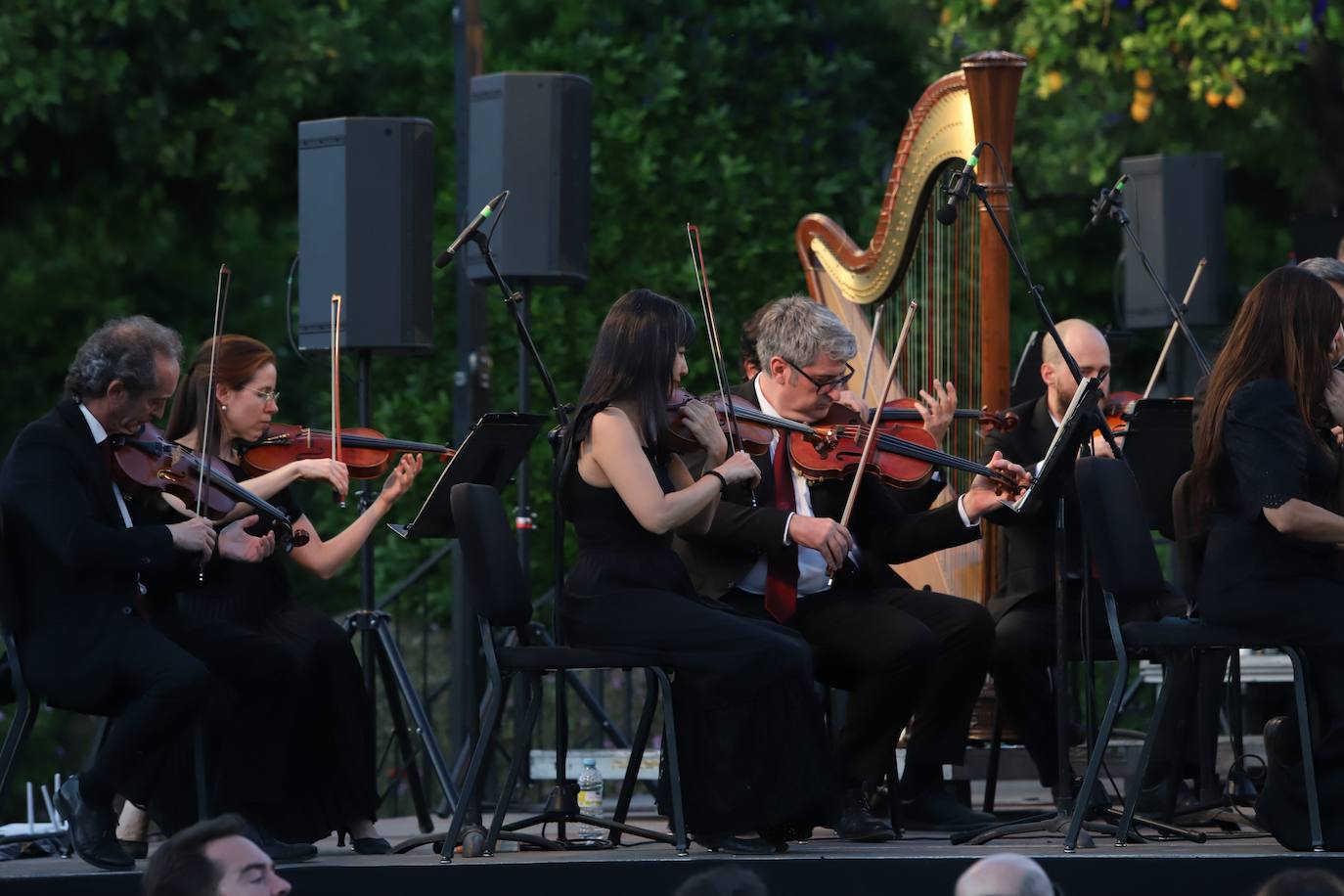 Las imágenes del concierto de la Orquesta de Córdoba en los Jardines del Alcázar