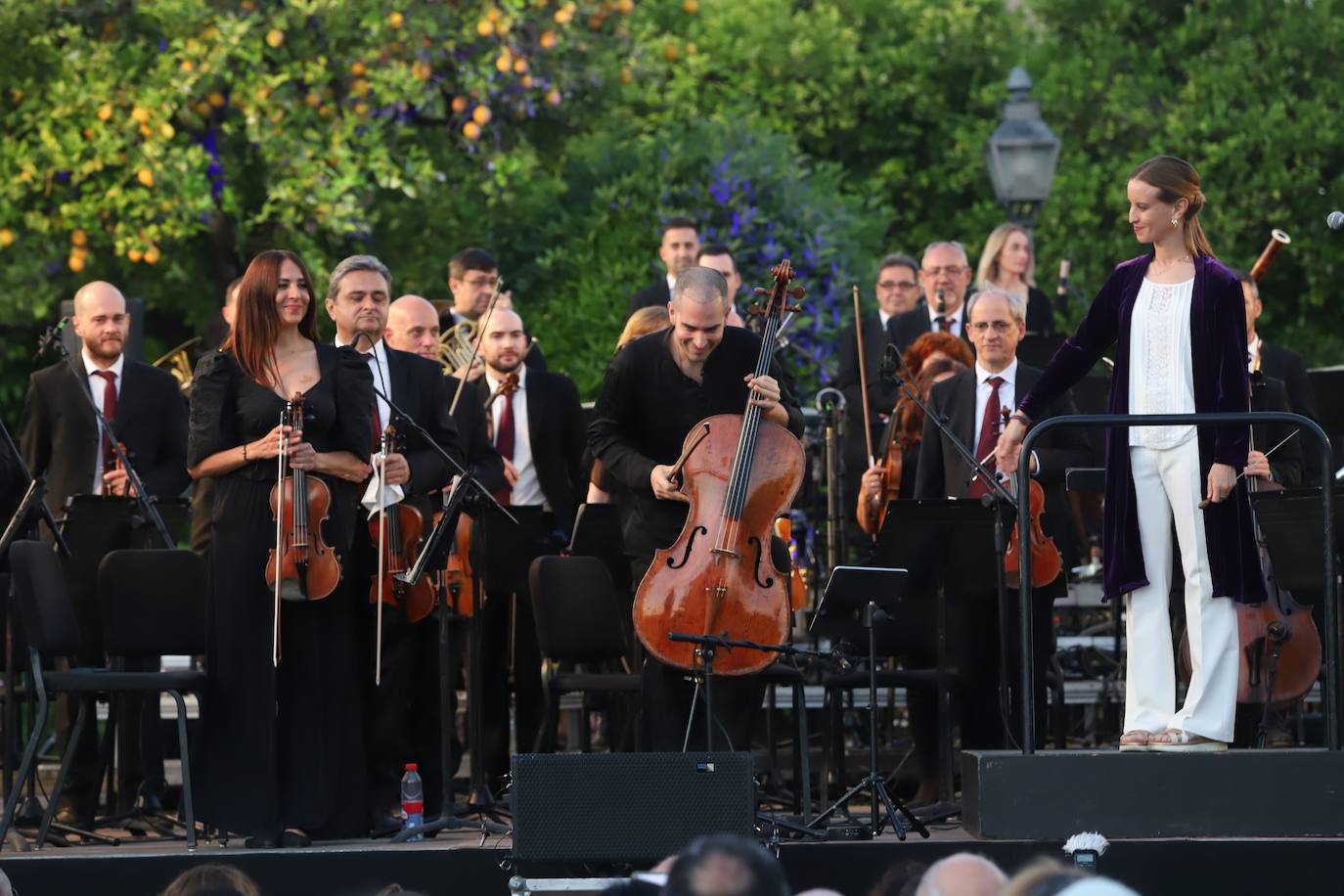 Las imágenes del concierto de la Orquesta de Córdoba en los Jardines del Alcázar