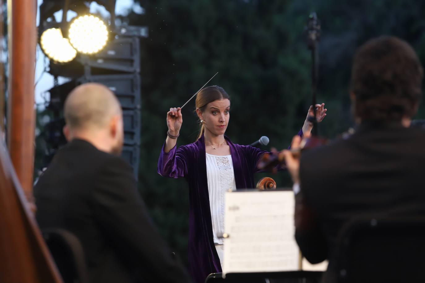 Las imágenes del concierto de la Orquesta de Córdoba en los Jardines del Alcázar