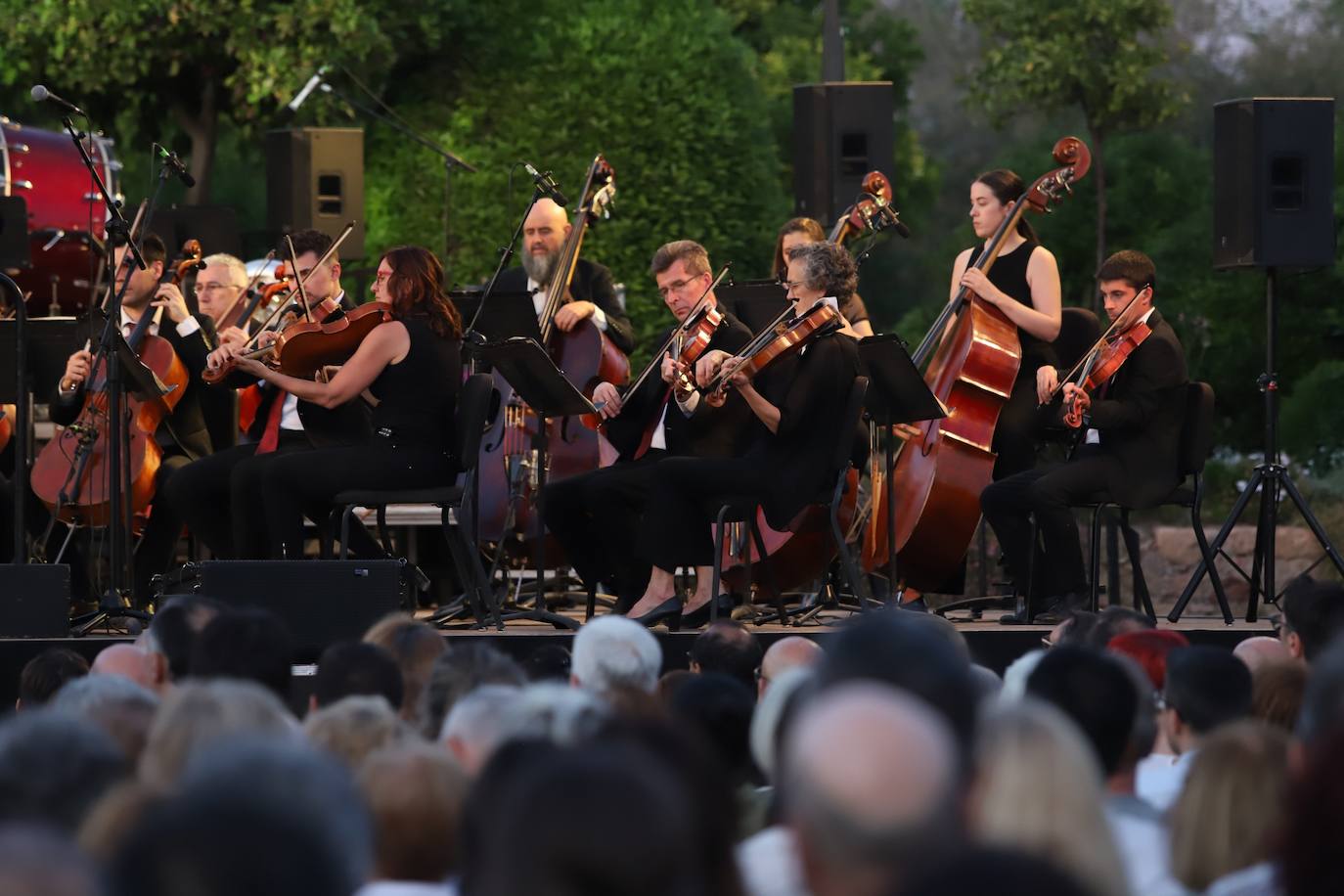 Las imágenes del concierto de la Orquesta de Córdoba en los Jardines del Alcázar