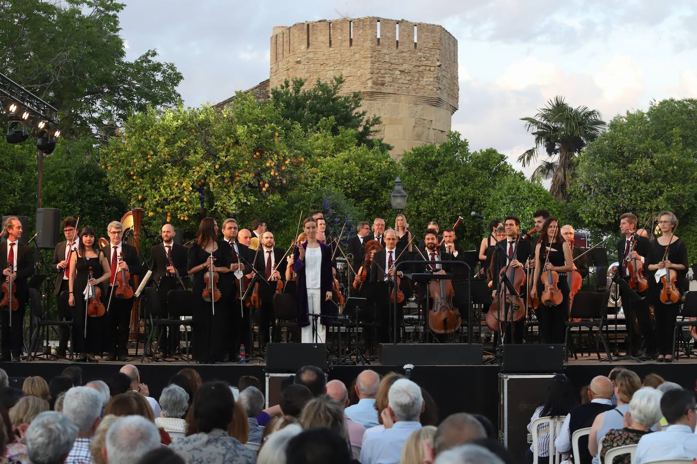 Las imágenes del concierto de la Orquesta de Córdoba en los Jardines del Alcázar