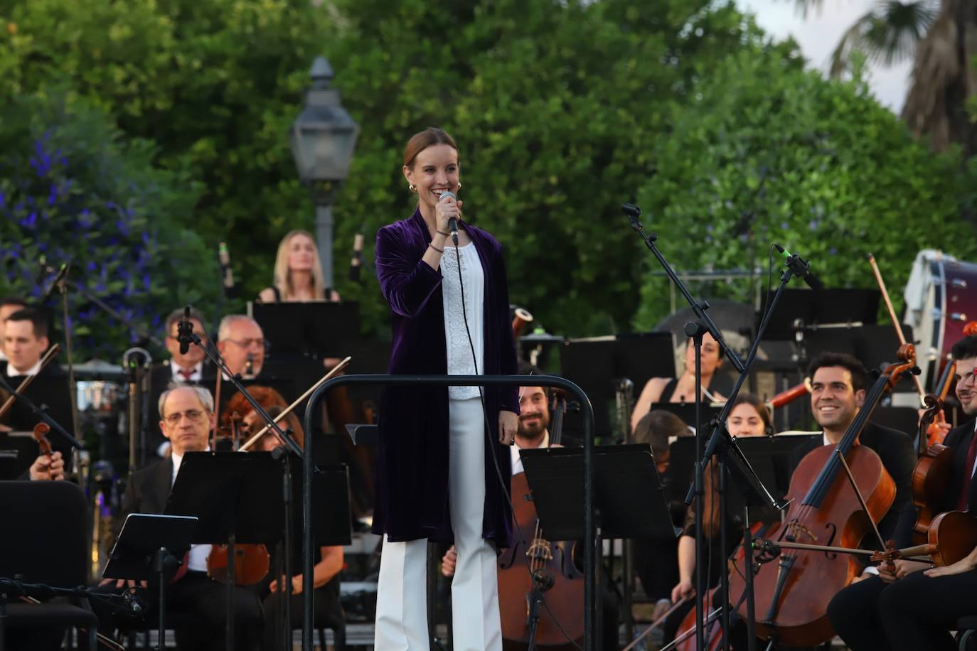 Las imágenes del concierto de la Orquesta de Córdoba en los Jardines del Alcázar