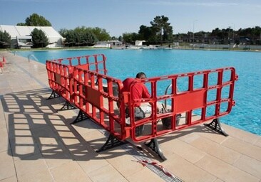 La piscina de Puerta de Hierro, antes de su apertura el año pasado