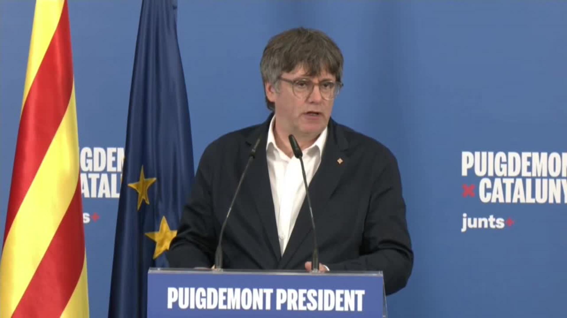 Puigdemont anuncia que se presentará a la investidura en el Parlament