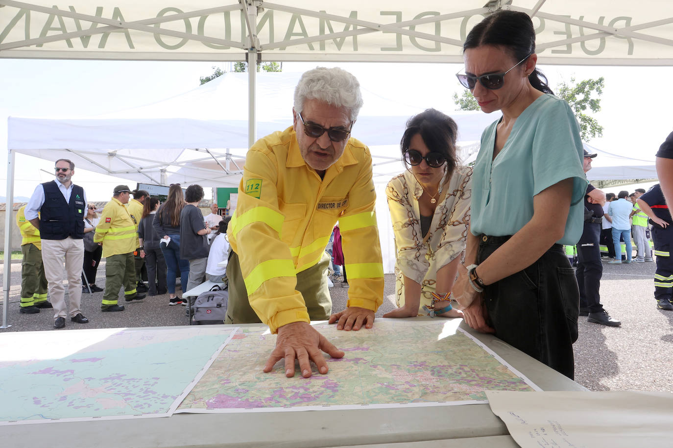 Fotos: así se dirige la lucha contra un incendio forestal en Córdoba