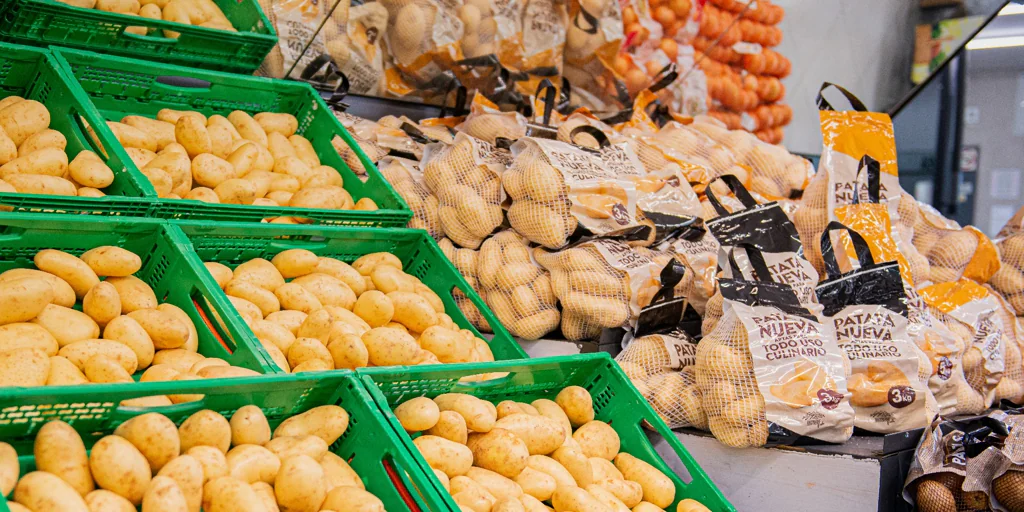 Mercadona prevé comercializar esta campaña 35.000 toneladas de patatas de Castilla y León