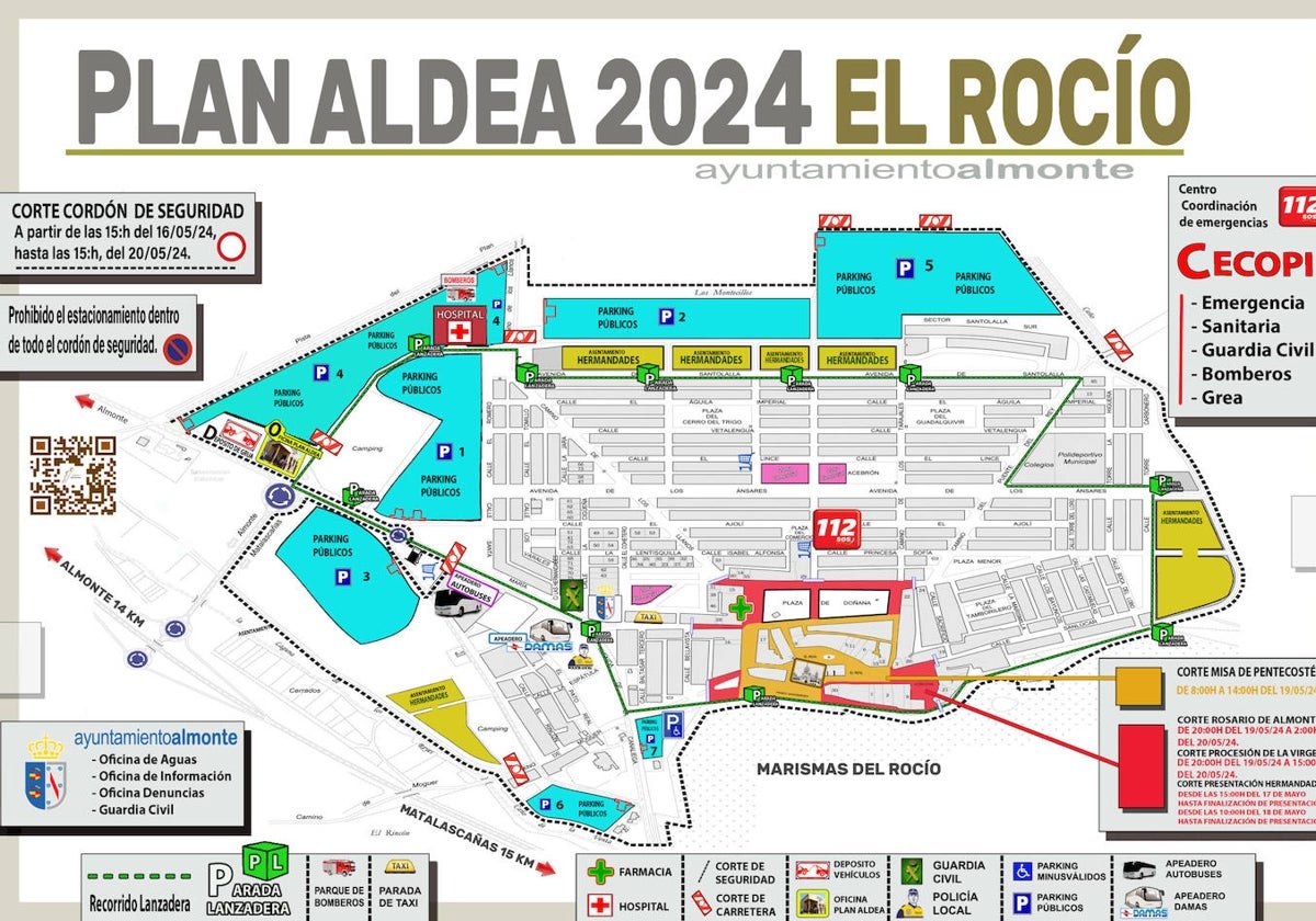 Mapa del Plan Aldea 2024