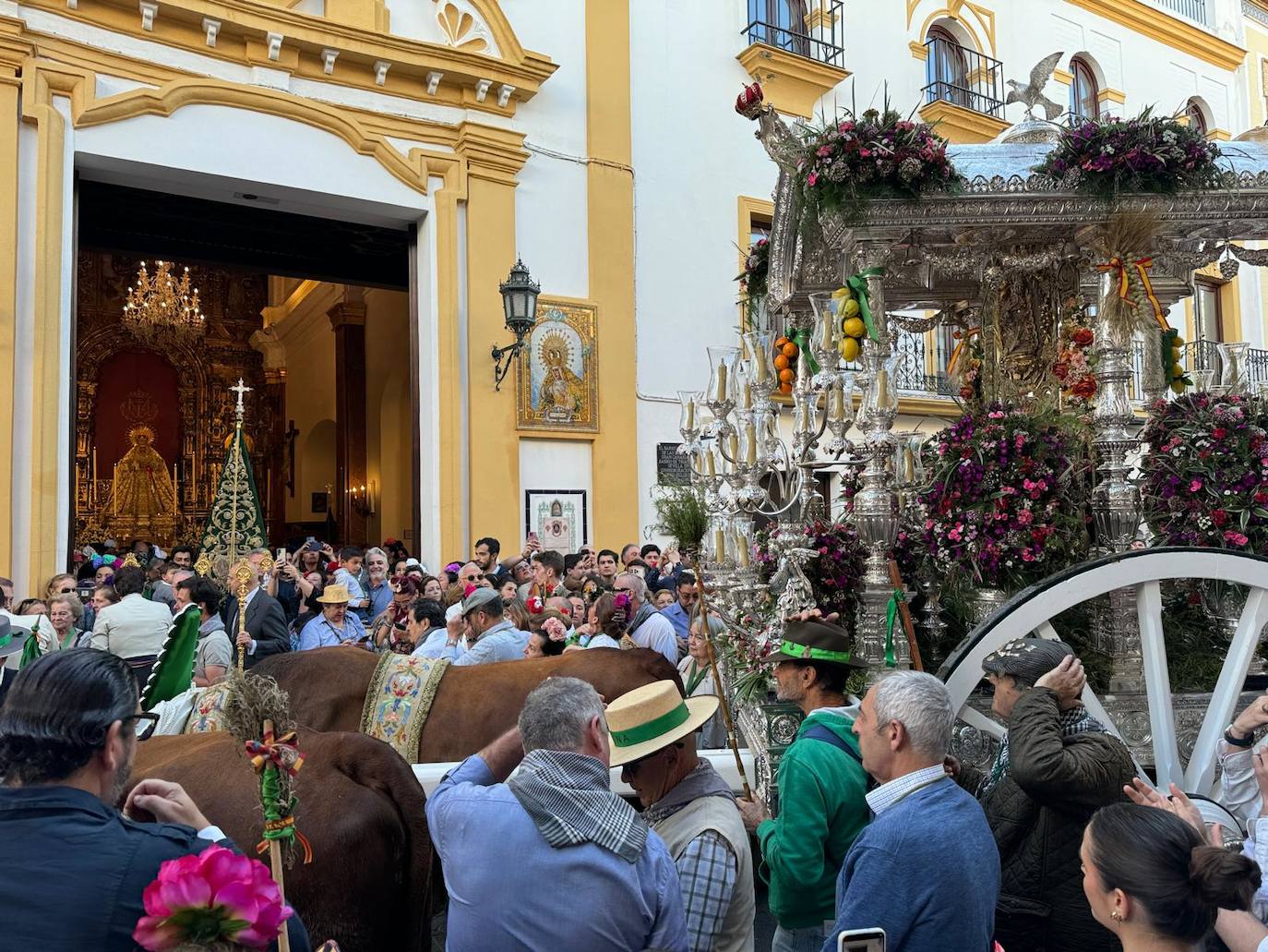 La Hermandad del Rocío de Triana inicia hoy miércoles su peregrinación a la aldea
