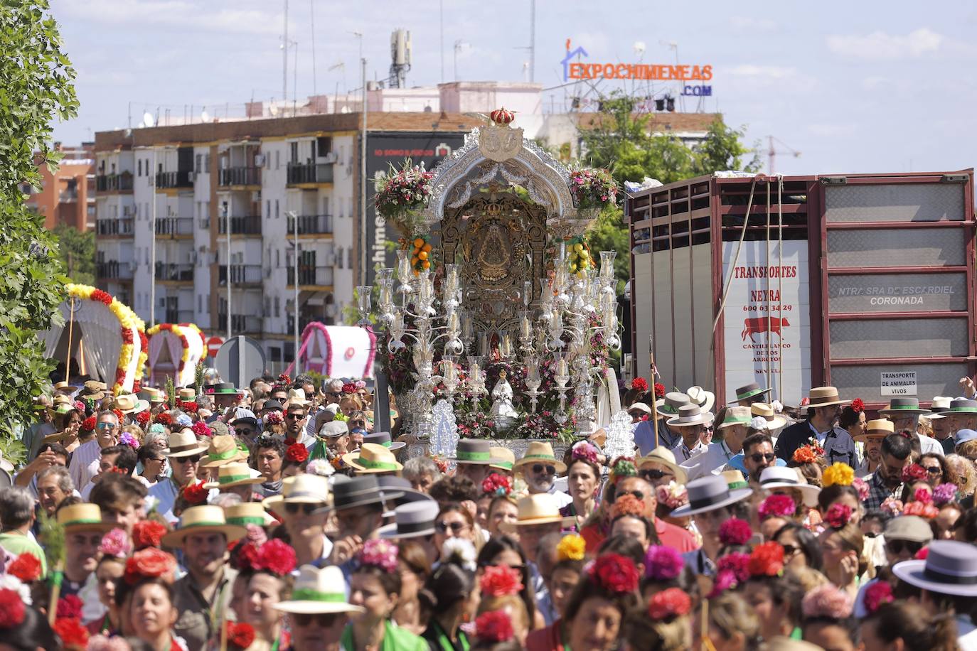 La Hermandad del Rocío de Triana inicia hoy miércoles su peregrinación a la aldea