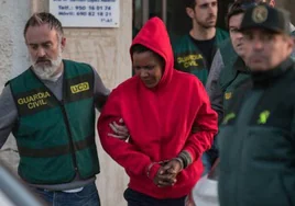 Ana Julia Quezada, tras ser detenida