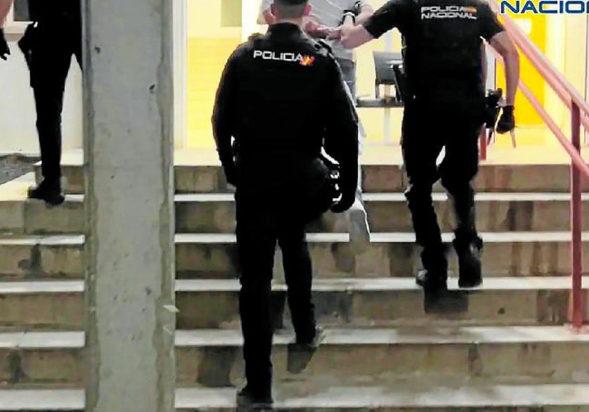 Imagen de una detención policial