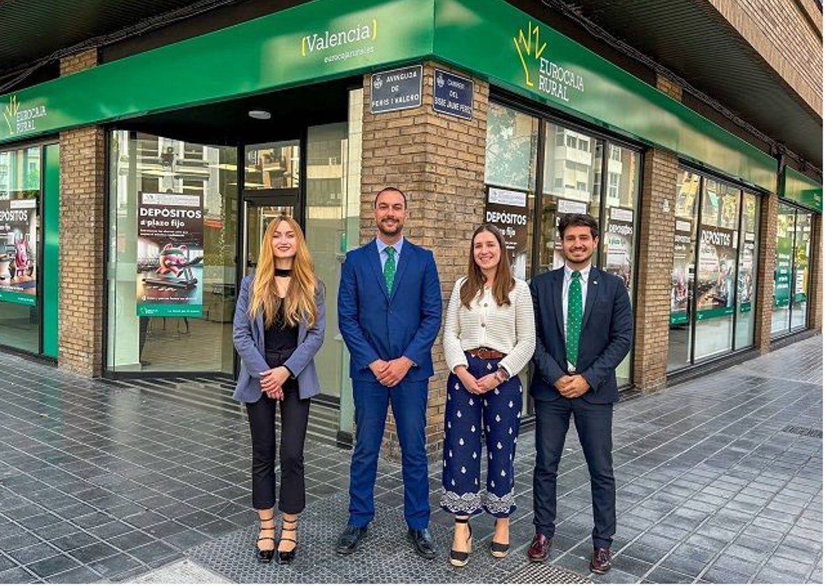 Eurocaja Rural amplía su red comercial en Valencia con su cuarta oficina en la capital