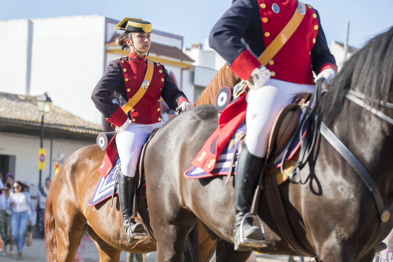 La presentación de las hermandades filiales ante la Blanca Paloma en el Rocío 2024