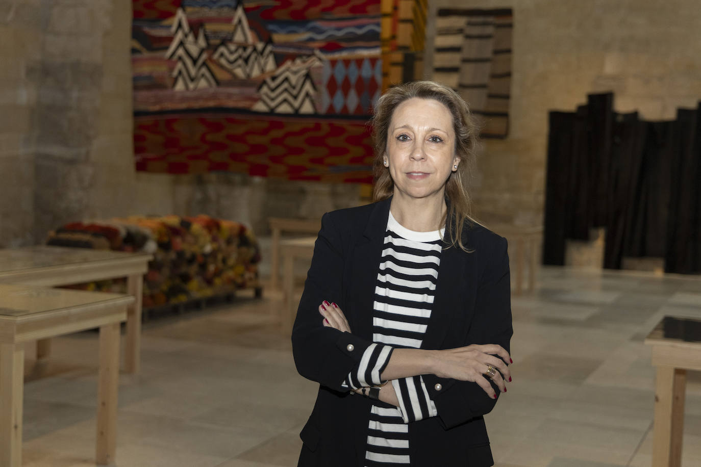 Irene Pérez, responsable del Área de Educación del Museo Patio Herreriano