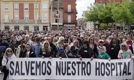 Medina del Campo se lanza a la calle contra el «desmantelamiento total» de su hospital